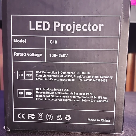 LED Projector Model C10 - Picture 2 of 4